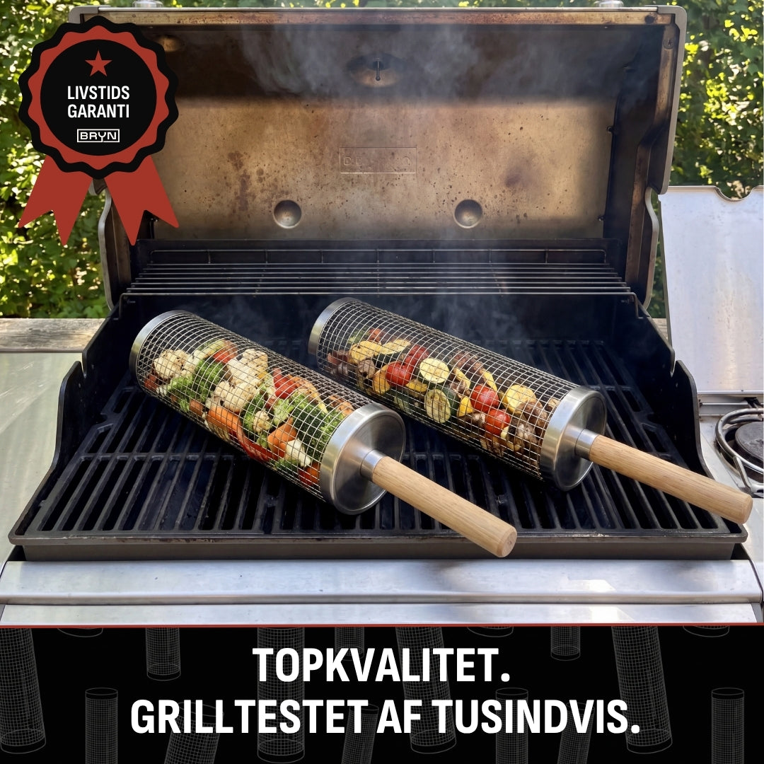 Rullende Grillkurv