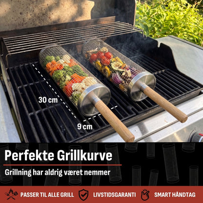 Rullende Grillkurv